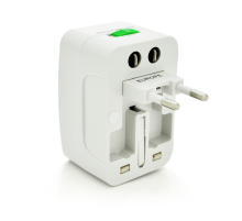 Універсальний перехідник усі стандарти розеток USB 6 in 1