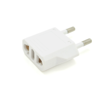 Перехідник на євророзетку Binxing WN-20 White, 110-250V, 10A, 500W, в упаковці 100 штук, ціна за штуку