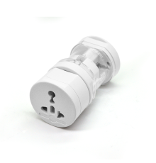 Перехідник на американка/євророзетка 4 in 1, White, BOX