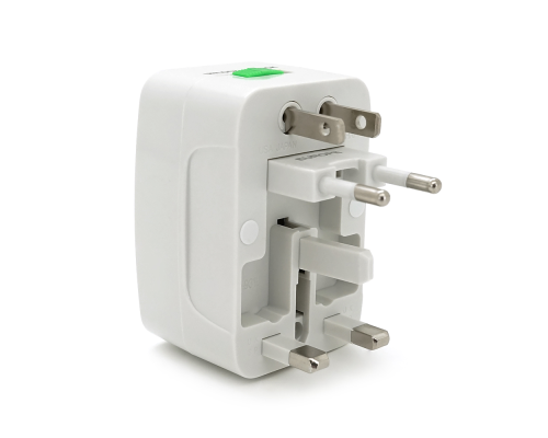 Перехідник на американкаєвророзетка Z4 3 in 1, BOX