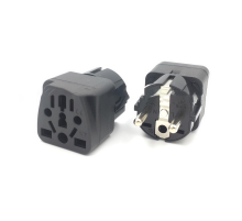 Перехідник WY-9, 250V/10A, Black, BOX Перехідник WY-9, 250V/10A, Black, BOX
