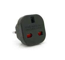 Перехідник на євророзетку YT-9625B Black, 110-250V, 10-16A, 1800W