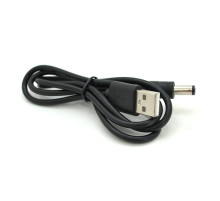 Кабель для планшета USB2.0(M)=> 5.5/2.1mm(M), 0,7м, Black, OEM