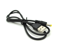 Кабель для планшета USB2.0(M)=> 4.0/1.7mm(M), 0,7м, Black, OEM
