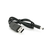 Кабель для роутера NN 5.5/2.5(5.5/2.1)mm(M)=> USB2.0 (Out:12V), 1м, Black, OEM