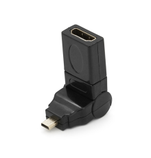 Перехідник microHDMI (тато) -HDMI (мама) 360 °
