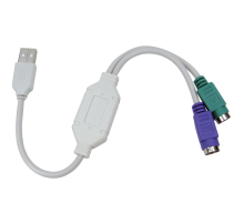 Перехідник USB AM / 2 * PS2, OEM Q25