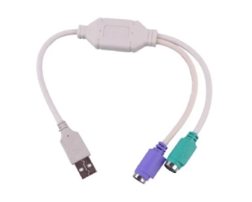 Перехідник USB AM/2*PS2, 20 см, Блістер Q25 Перехідник USB AM/2*PS2, 20 см, Блістер Q25