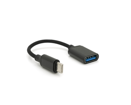 Перехідник KIN KY-242 USB2.0(AF) OTG - Type-C(M), 0.15m, Black, Box