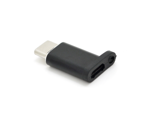 Перехідник VEGGIEG TC-101 Type-C(Male) - Micro-USB(Female), Black, Пакет Перехідник VEGGIEG TC-101 Type-C(Male) - Micro-USB(Female), Black, Пакет