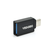 Перехідник VEGGIEG OT-B USB3.0(AF) OTG => Type-C(M), Black, Пакет