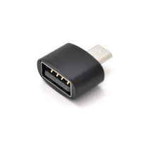 Перехідник YHL888 USB2.0(AF) OTG => microUSB(M), Black, OEM