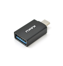 Перехідник iKAKU KSC-KSC-533 BEIGE Series USB3.0(AF) OTG => microUSB(M), Black, Box