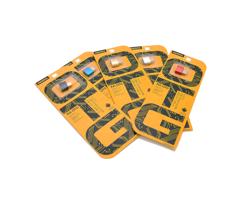 Переходник USB3.0(AF) OTG => Type-C(M), Mix color, OEM