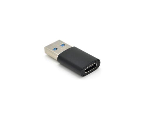 Перехідник VEGGIEG TC-106 USB3.0(M) => Type-C(F), Black, Пакет