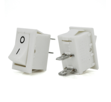 Перемикач ON-OFF KCD1-101, 250VAC / 6A, 2 контакта, White, Q200