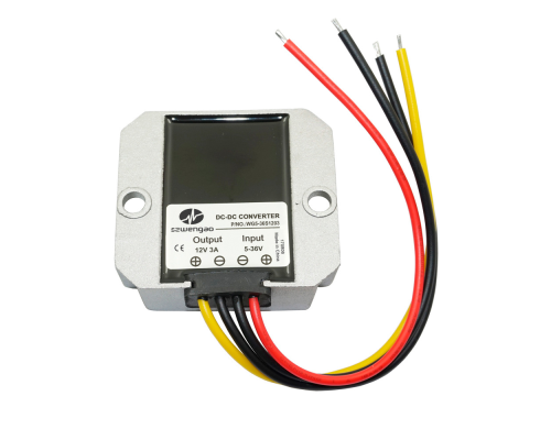 Перетворювач авто інвертор DC/DC Input:5-36V, Output:12V 3A, IP68, 36W Перетворювач авто інвертор DC/DC Input:5-36V, Output:12V 3A, IP68, 36W