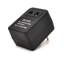 Перетворювач напруги трансформаторний 50W Input 220 V / Output 110V, + універсальна розетка та перехідник