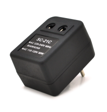 Перетворювач напруги трансформаторний 50W Input 220 V / Output 110V, + універсальна розетка та перехідник