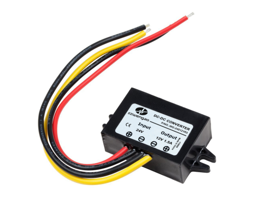Перетворювач авто інвертор DC/DC 24V-12V 1.5A, IP67, 18W