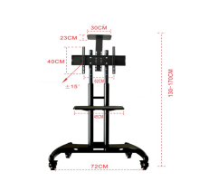 Кронштейн для TV PiPo PP- AVA 1500, 32 "-46" -75 ", до 45кг, кут нахилу ± 15 °, Black, Box
