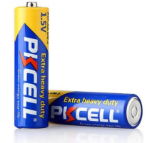 Батарейка сольова PKCELL 1.5V AA/R6, 2 штуки shrink ціна за shrink, Q20/360