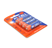 Батарейка лужна PKCELL 1.5V AA/LR6, 4 штуки у блістері ціна за блістер, Q12