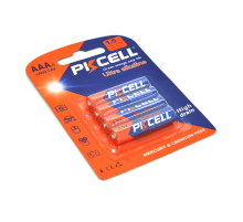 Батарейка лужна PKCELL 1.5V AAA/LR03, 4 штуки в блістері, Q12/144