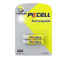 Акумулятор PKCELL 1.2V AAA 1200mAh NiMH Rechargeable Battery, 2 штуки у блістері ціна за блістер, Q12 Акумулятор PKCELL 1.2V AAA 1200mAh NiMH Rechargeable Battery, 2 штуки у блістері ціна за блістер, Q12