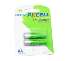 Акумулятор PKCELL 1.2V AA 2000mAh NiMH Already Charged, 2 штуки у блістері ціна за блістер, Q25