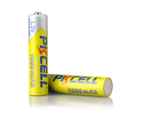 Акумулятор PKCELL 1.2V AAA 1000mAh NiMH Rechargeable Battery, 2 штуки у блістері ціна за блістер, Q12/144