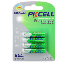 Акумулятор PKCELL 1.2V AAA 1000mAh NiMH Already Charged, 4 штуки у блістері ціна за блістер, Q12