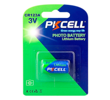 Батарейка літієва PKCELL 3V CR123A Lithium Manganese Battery ціна за блістер, Q8/96