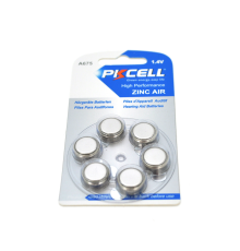 Батарейка повітряно цинкова PKCELL 1.4V ZA675, 6 штук у блістері, ціна за блістер, Q