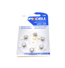 Батарейка повітряно цинкова PKCELL 1.4V ZA10, 6 штук у блістері, ціна за блістер, Q