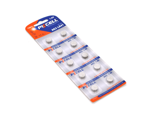 Батарейка лужна PKCELL 1.5V AG3, 10 штук в блістері ціна за блістер, Q Батарейка лужна PKCELL 1.5V AG3, 10 штук в блістері ціна за блістер, Q