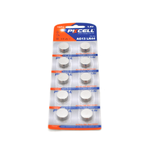 Батарейка лужна PKCELL 1.5V LR44/AG13, 10 штук в блістері ціна за блістер, Q