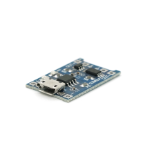 Контролер заряду для літієвої батареї 18650, 1А, роз'єм micro-USB