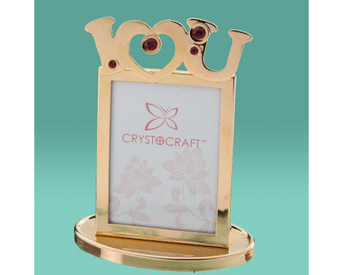 Фоторамка "Love" Crystocraft 0437-042 Фоторамка "Love" Crystocraft 0437-042