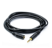 Подовжувач Audio DC3.5 тато-мама 3.0м, GOLD Stereo Jack, (круглий) Black cable, Пакет Q300 Подовжувач Audio DC3.5 тато-мама 3.0м, GOLD Stereo Jack, (круглий) Black cable, Пакет Q300