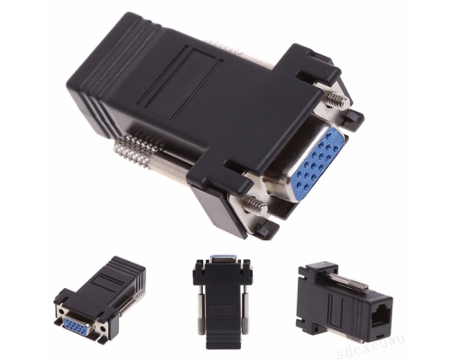 Пасивний подовжувач VGA, RJ-45 to VGA