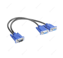 Розгалужувач VGA 0,2m, male to 2 * female (тато-2 * мама), кульок Q100