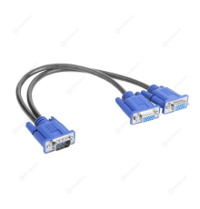 Розгалужувач VGA 0,2m, male to 2 * female (тато-2 * мама), кульок Q100