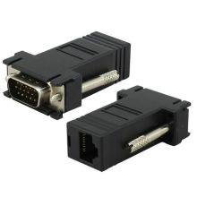 Пасивний подовжувач VGA, RJ-45 to VGA