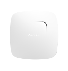 Бездротовий датчик детектування диму Ajax FireProtect white