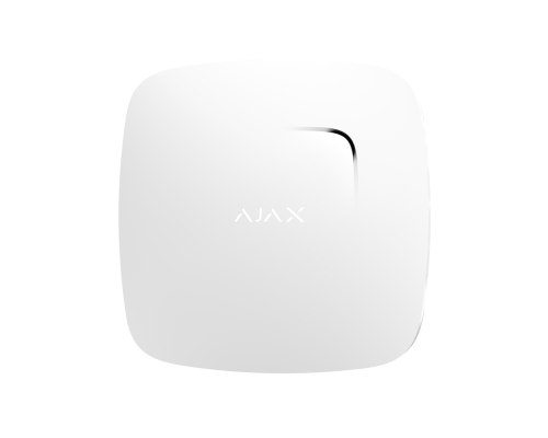Бездротовий датчик детектування диму Ajax FireProtect white