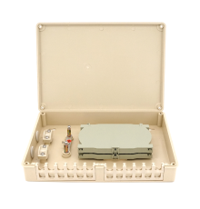 Сплайс-касета Merlion ML-OP-S402A-24C до 24 зварних з'єднань, SC Simplex adaptor