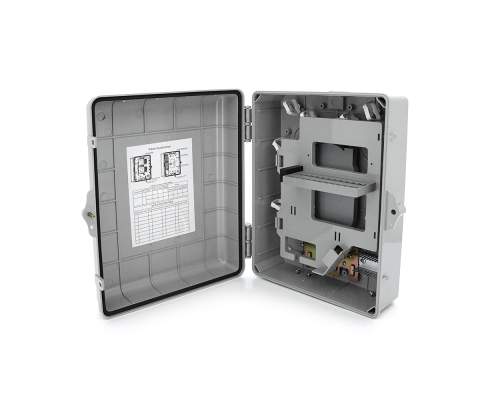 PON - box Merlion ML-OP-S232-SC 24-канальний, SC Simplex adapter, матеріал ABS/PP, IP65 PON - box Merlion ML-OP-S232-SC 24-канальний, SC Simplex adapter, матеріал ABS/PP, IP65