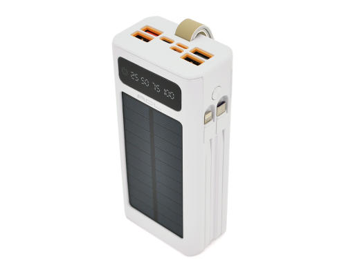 Powerbank ACL PW-90 30000mAh, SOLAR, TypeC + Lighting, WHITE, Box Powerbank ACL PW-90 30000mAh, SOLAR, TypeC + Lighting, WHITE, Box