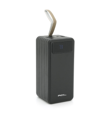 Powerbank ACL PW-94 80000mAh, 4xUSB, 4 кабелі (USB/Micro/Type-C/Lighting), 1,4 кг, Black, Box